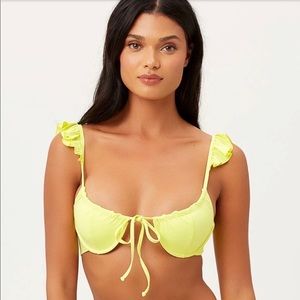 NWT Frankie’s Bikinis Birdie top.